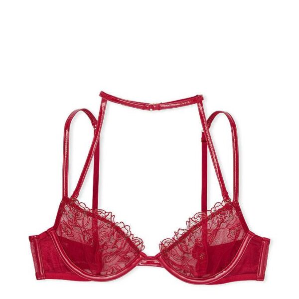 Victoria’s Secret  Midnight Affair Embroidery Low-Cut Demi Bra