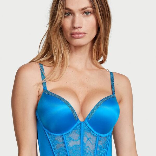 Victoria’s Secret Bombshell Shine Strap Push-Up Corset Top