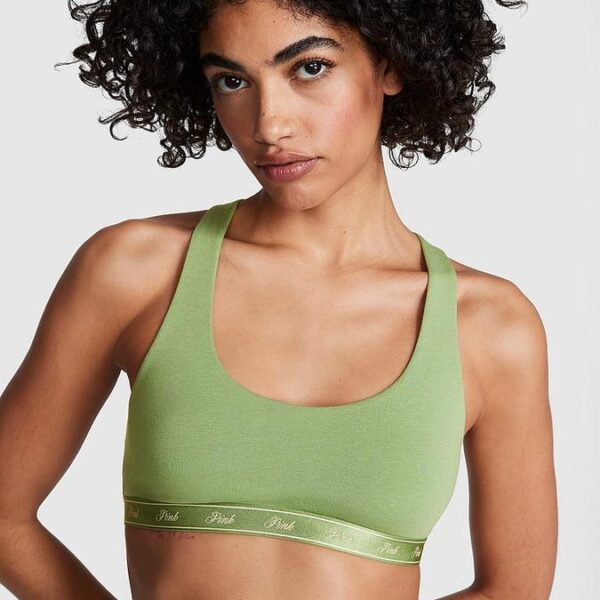 Victoria’s Secret Cotton Logo Racerback Bralette