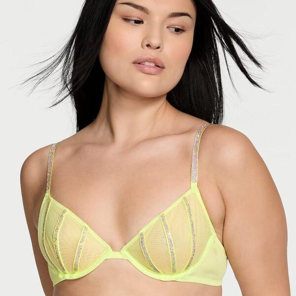 Victoria’s Secret Sheer Shine Low-Cut Demi Bra