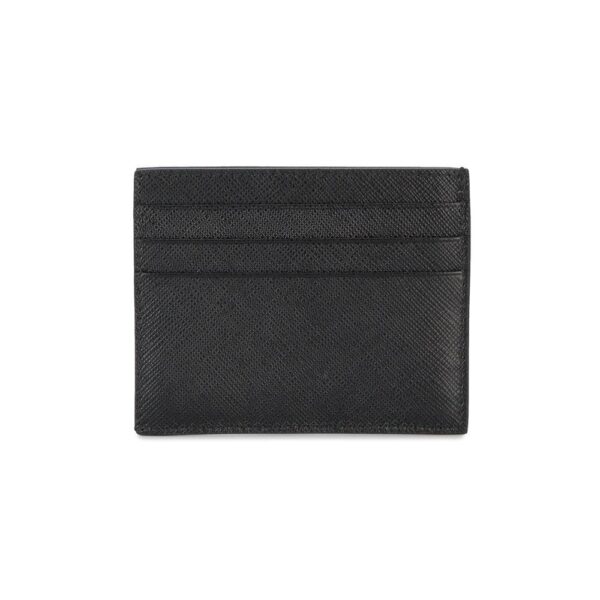 Prada logo plaque cardholder