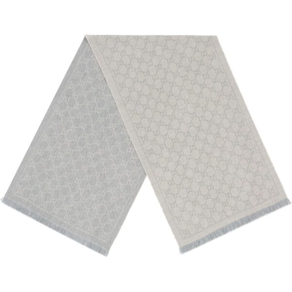 Gucci  GG jacquard knit scarf