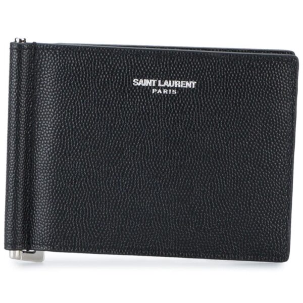 Saint Laurent money clip wallet