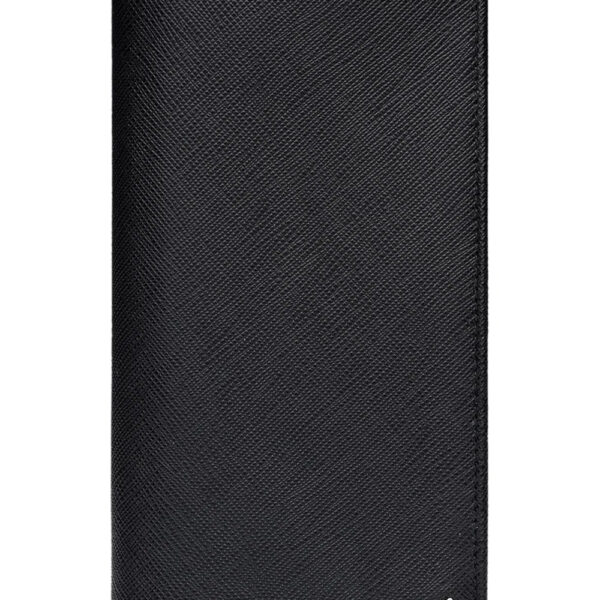 Prada  vertical bi-fold wallet