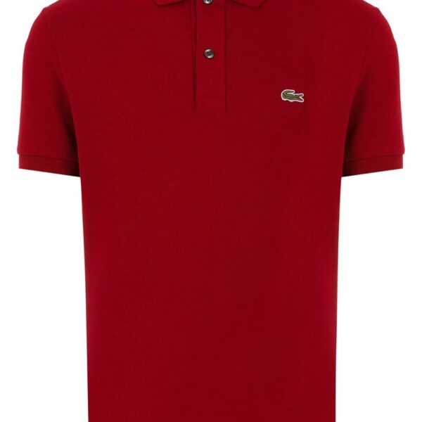 Lacoste logo patch polo shirt