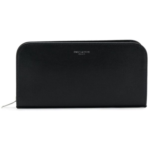 Saint Laurent logo zipped wallet