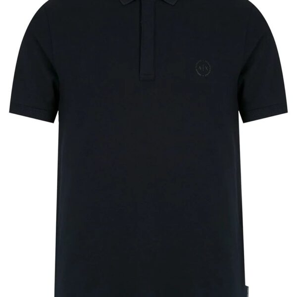 Armani Exchange  logo patch polo shirt