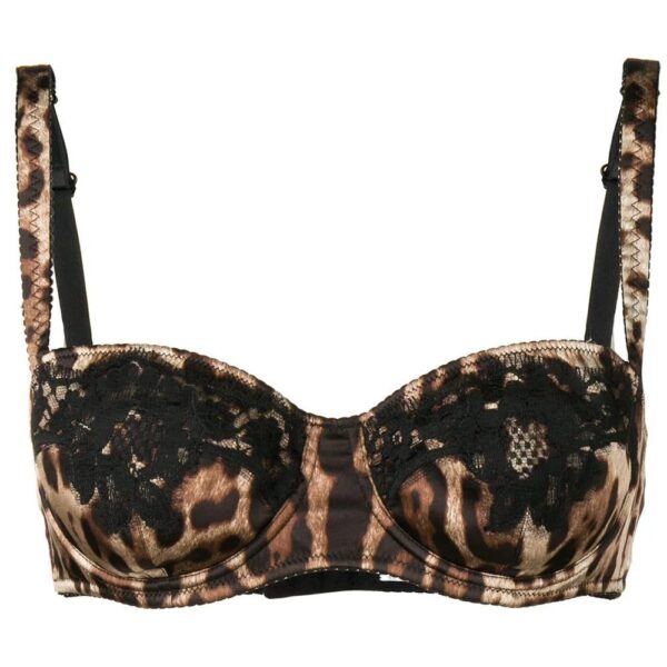 Dolce & Gabbana  leopard-print balconette bra