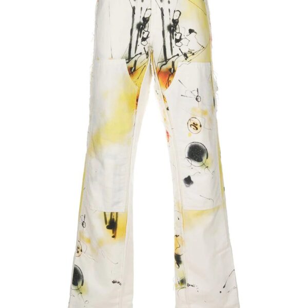 Off-White  Futura abstract carpenter trousers