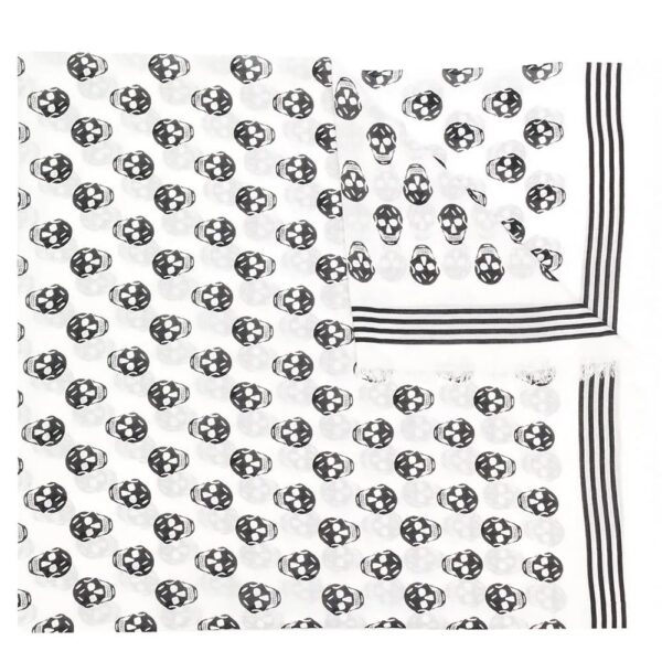 Alexander McQueen  skull-print scarf