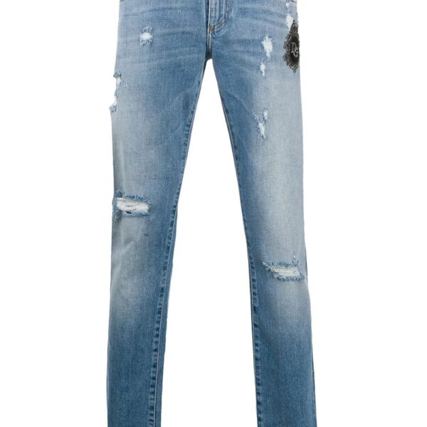 Dolce & Gabbana  distressed jeans
