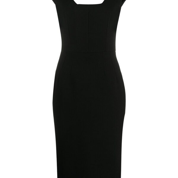 Dolce & Gabbana sleeveless wool midi dress