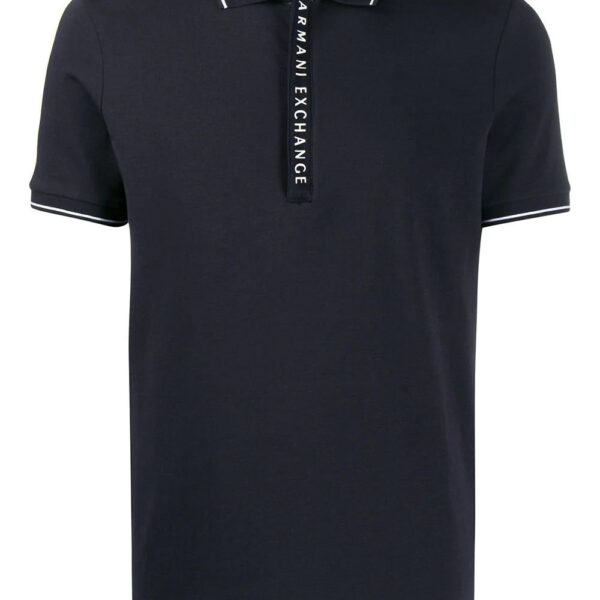 Armani Exchange  logo detail polo shirt