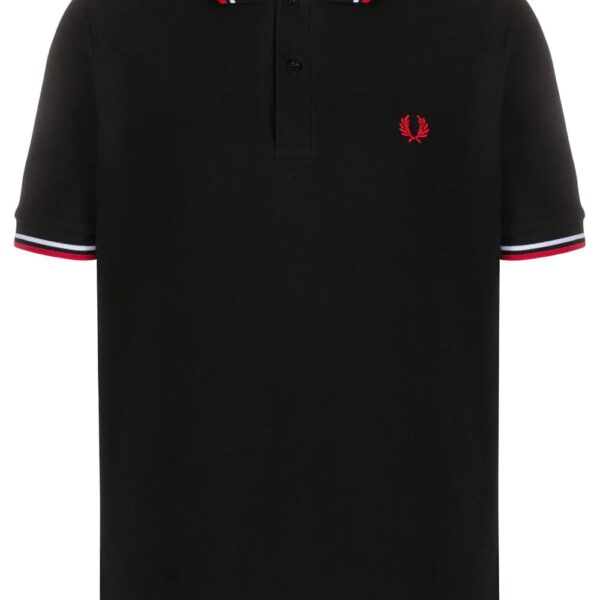 Fred Perry  stripe trim polo shirt