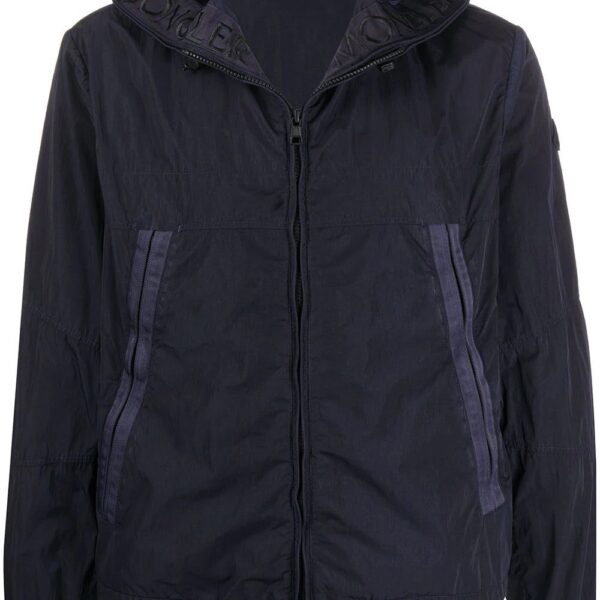 Moncler  embroidered logo windbreaker