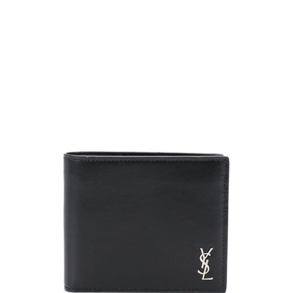 Saint Laurent logo plaque bi-fold wallet