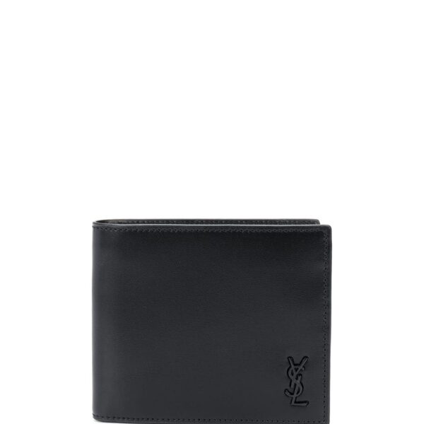 Saint Laurent logo plaque bi-fold wallet