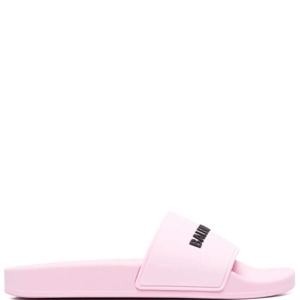 Balenciaga  logo-embossed slides