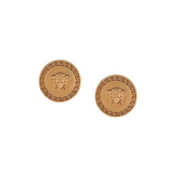 Versace  Medusa circular earrings