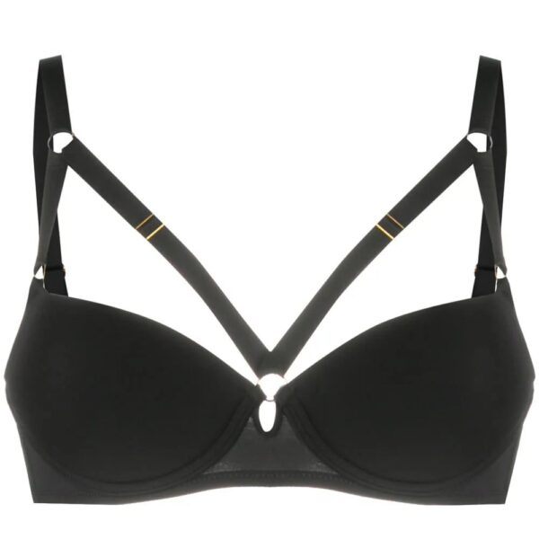 Maison Close  strap-embellished padded bra