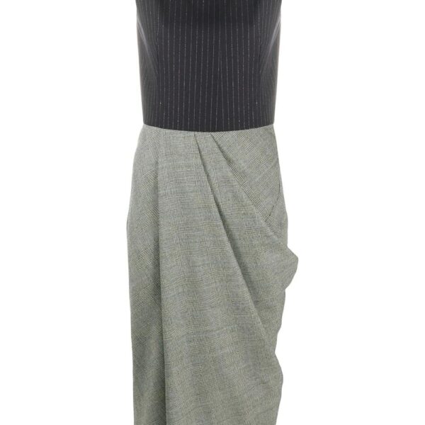 Alexander McQueen  draped detail midi dress