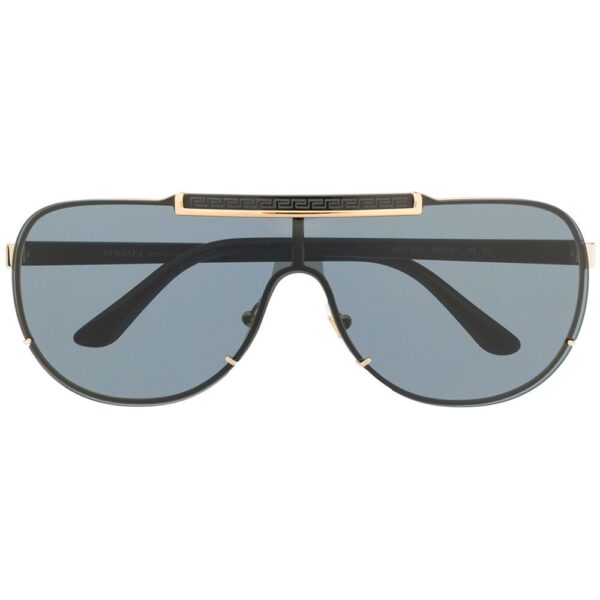 Versace Eyewear logo-detail tinted pilot sunglasses