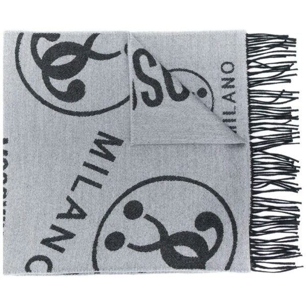 Moschino  woven logo scarf