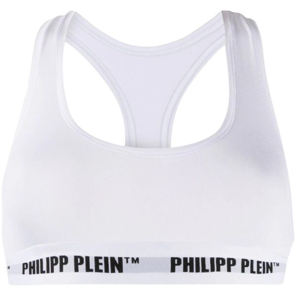 Philipp Plein  logo band sports bra