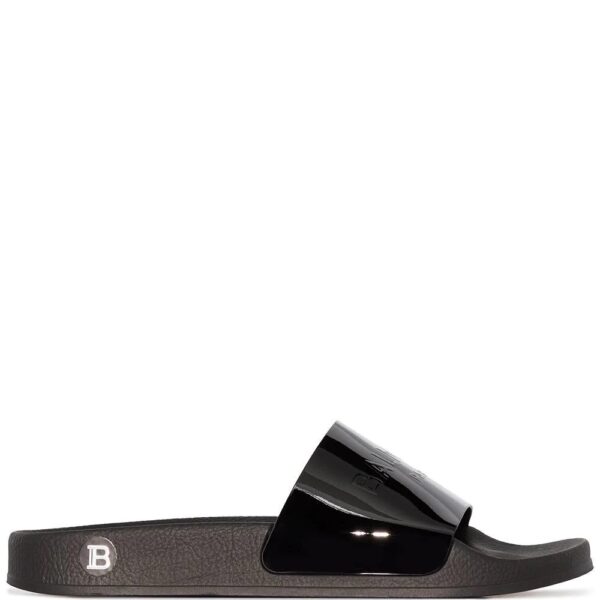 Balmain  embossed logo slides