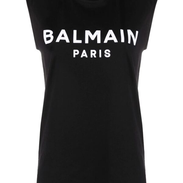 Balmain  button-detailed T-shirt