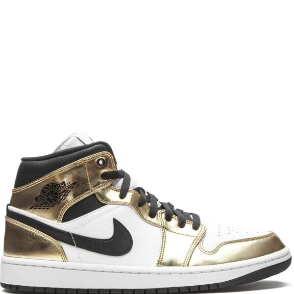 Jordan  Air Jordan 1 Mid SE “Metallic Gold” sneakers.