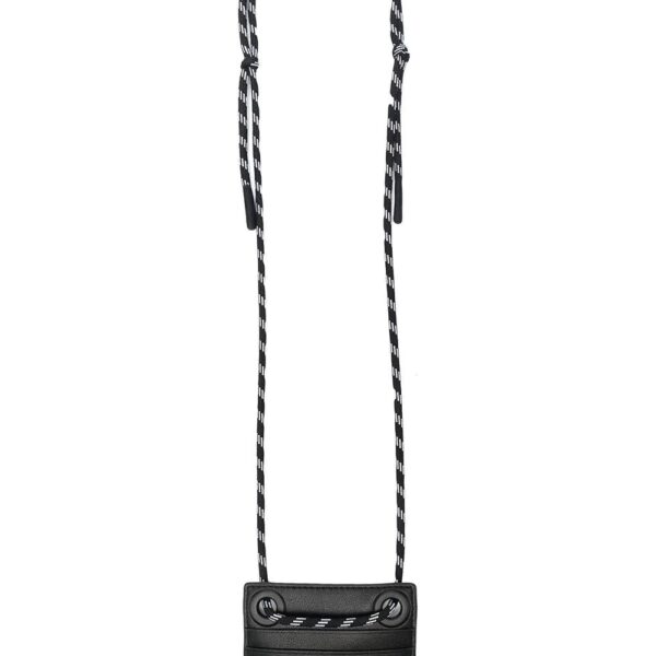 Karl Lagerfeld  logo-print neck-strap wallet