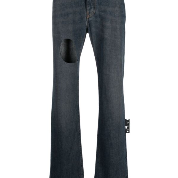 Off-White  Hands-Off distressed jeans