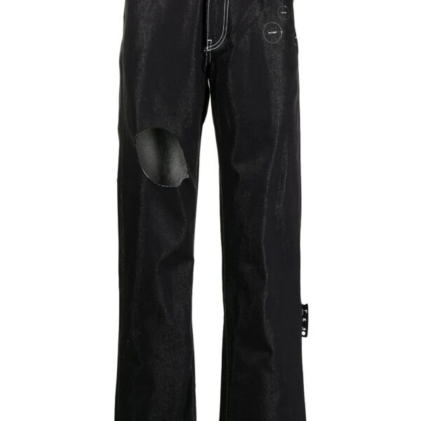 Off-White  cut-out detail denim jeans
