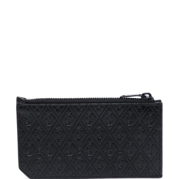 Saint Laurent monogram zipped card case