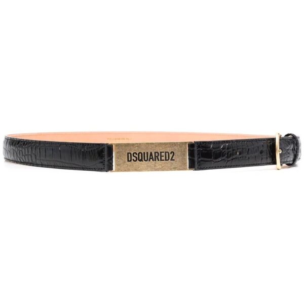 Dsquared2  croc-effect belt