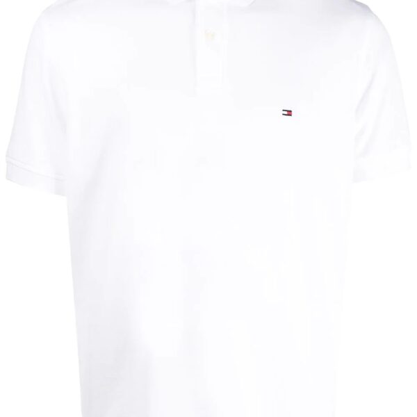 Tommy Hilfiger  logo-patch polo shirt