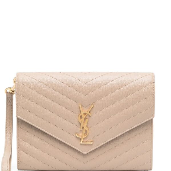 Saint Laurent  Monogram quilted clutch bag
