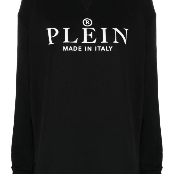 Philipp Plein  logo-print cotton sweatshirt