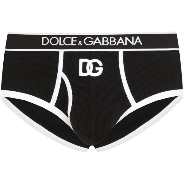 Dolce & Gabbana  logo-waistband cotton briefs