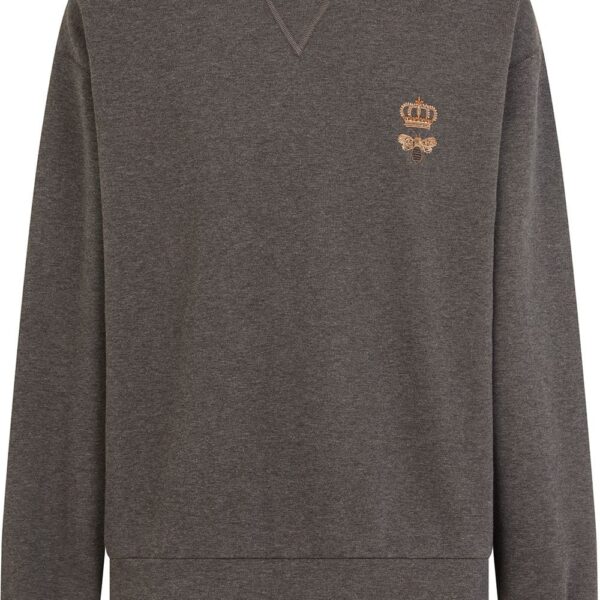 Dolce & Gabbana  bee-embroidered cotton-blend sweatshirt