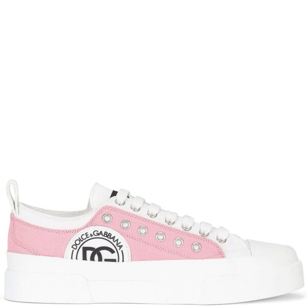 Dolce & gabbana  Portofino layered low-top sneakers.