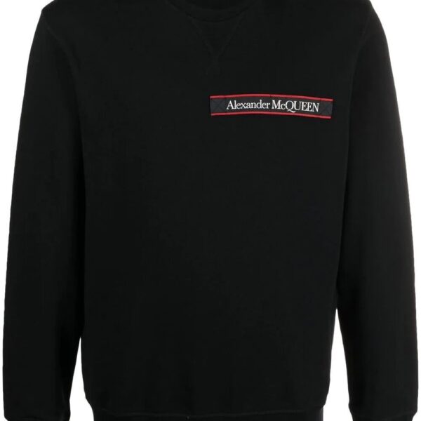Alexander McQueen  logo tape long sleeve sweatshirt