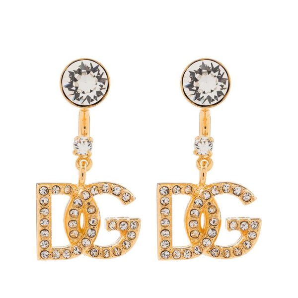 Dolce & Gabbana  rhinestone-embellished D&G earrings