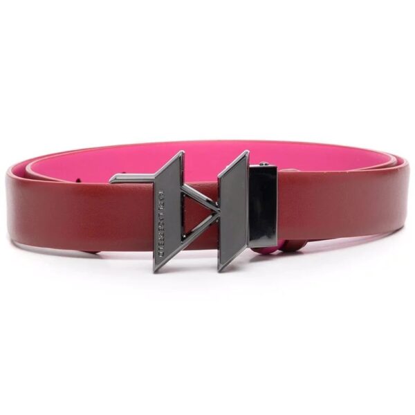 Karl Lagerfeld  K/Monogram reversible logo-buckle belt