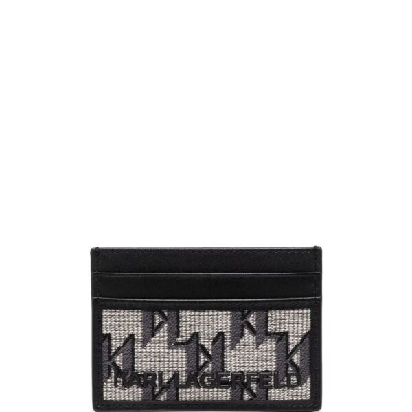 Karl Lagerfeld  K/Monogram jacquard cardholder