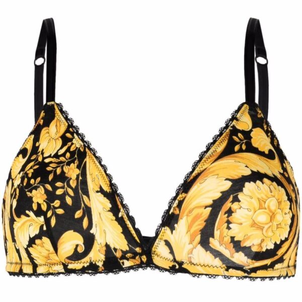 Versace  Barocco triangle bralette