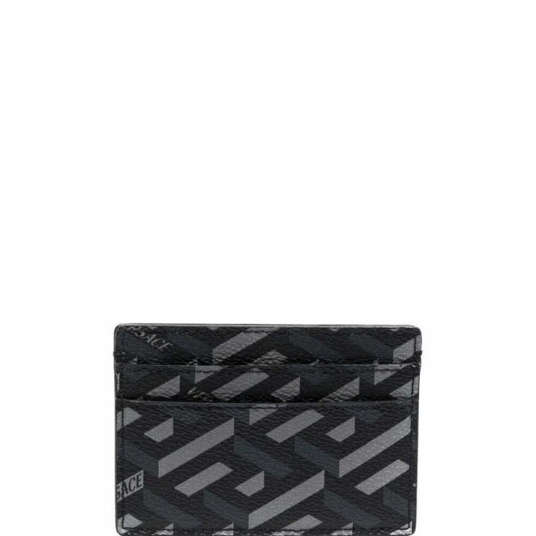 Versace  La Greca leather cardholder