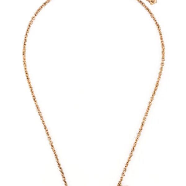 Versace  logo-plaque necklace