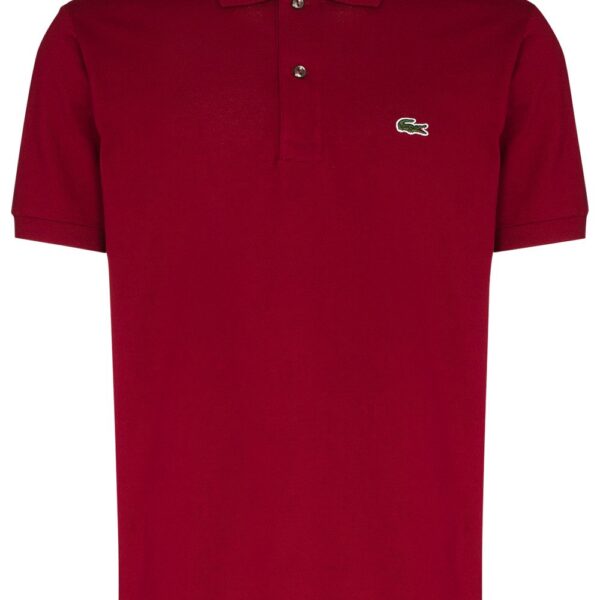 Lacoste logo-embroidered short-sleeve polo shirt
